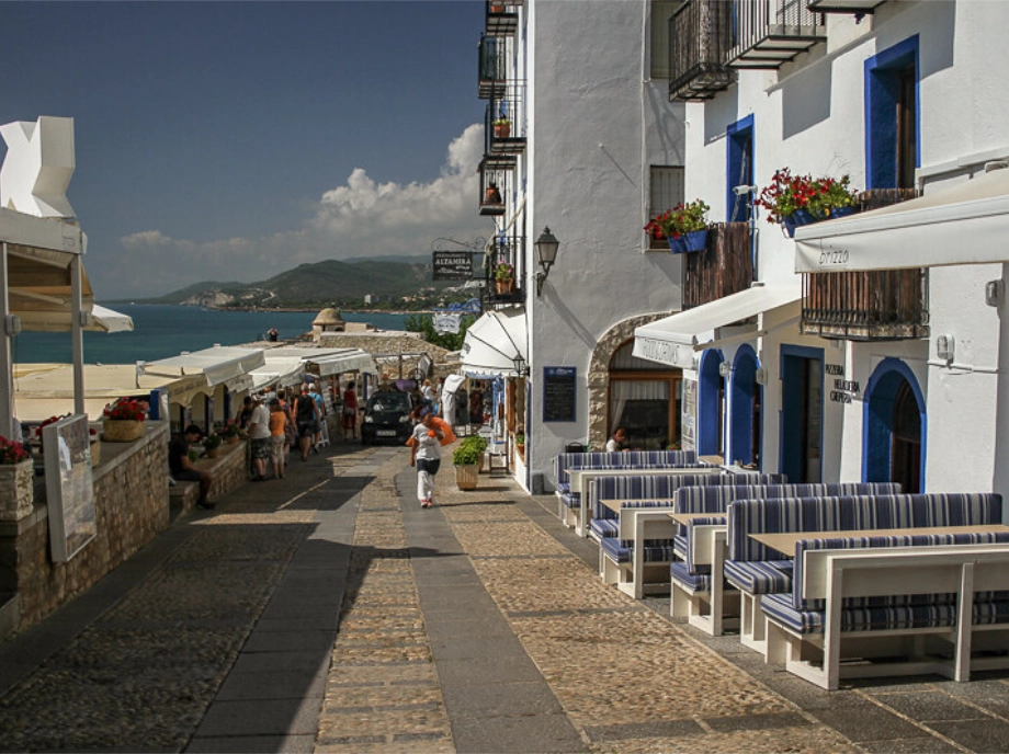 Peñíscola ciudad del Papa Luna vistas al mar Mediterráneo
