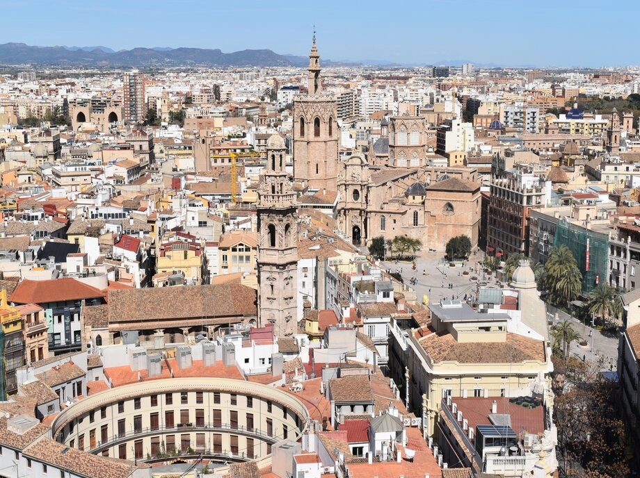 Historic centre on the private tour of Valencia