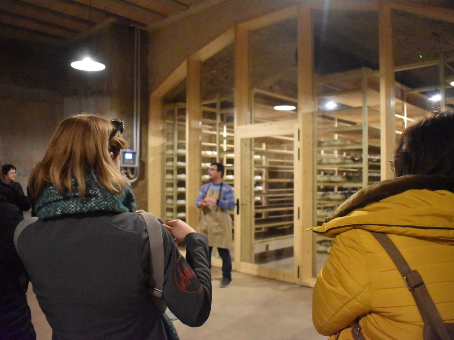 Tour of the cheese factory