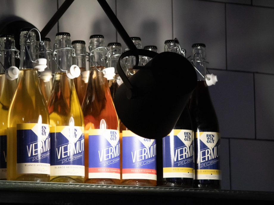 Botellas de Vermut durante el tour