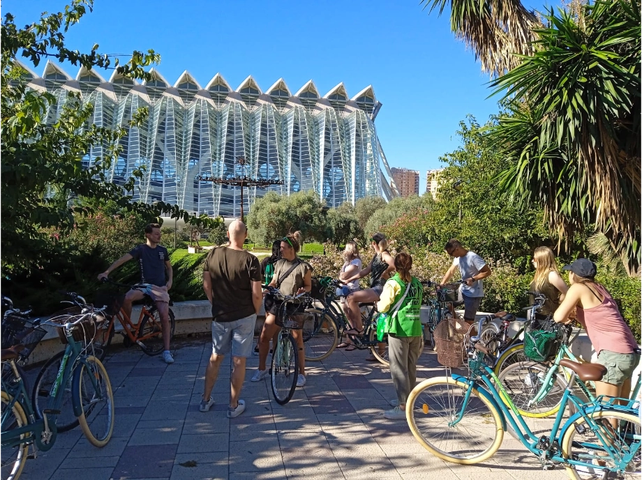 Participantes ruta en bici