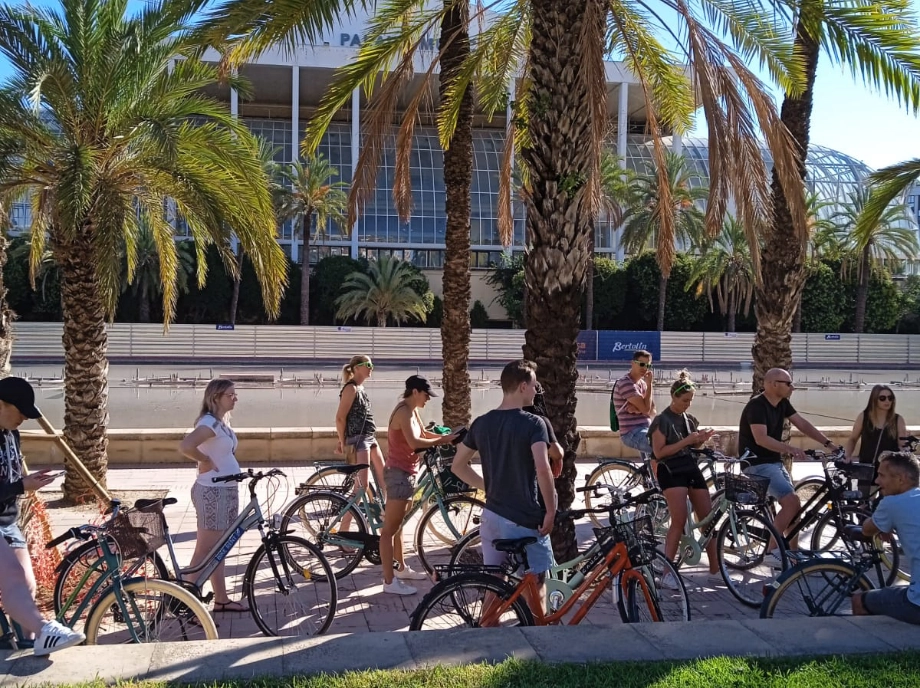 Participantes ruta en bici